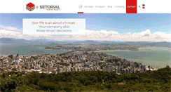 Desktop Screenshot of e-setorial.com.br