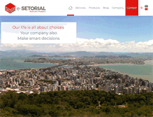 Tablet Screenshot of e-setorial.com.br